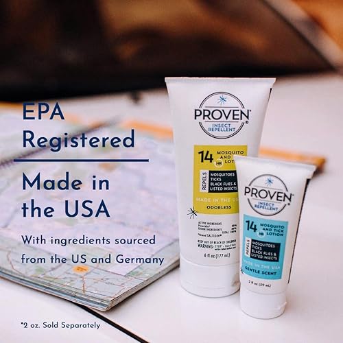 Miniatura 6 de Proven - Loción repelente de insectos, protege contra mosquitos, garrapatas y moscas.