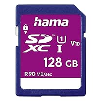 Hama 00124137 – Scheda di memoria SDXC 128 GB UHS-I Class1 C10 533X,  80MB, S Incredibly Fast