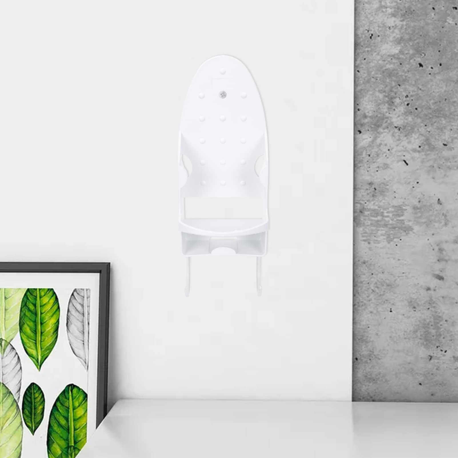 Zerodeko Appendi Per Asse Da Stiro in Materiale Resistente Supporto Da Parete Per Ferro Da Stiro Compatto e Facile Da Pulare