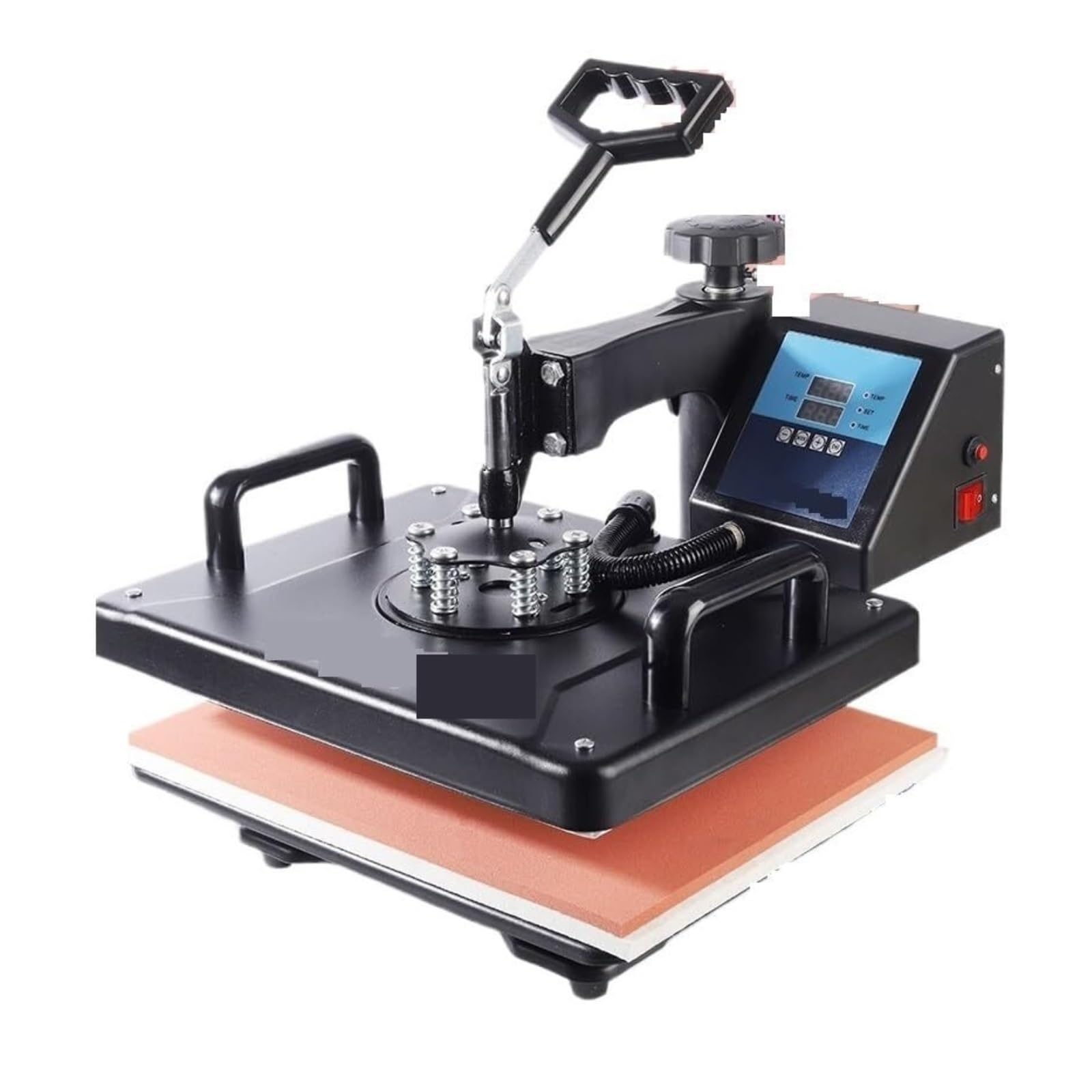 Macchina 29 * 38 CM 5-in-1 Combinazione di Pressa Calore Stampante A Sublimazione Macchina Transfer 2D Adatta per Magazzino E Uso Industriale cap Cup Board T-Shirt per Magliette