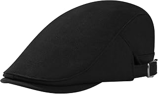 Newsboy Hat Cotton Adjustable Flat Caps Ivy Irish Gatsby Cap Cabbie Golf Hunting Hats for Men