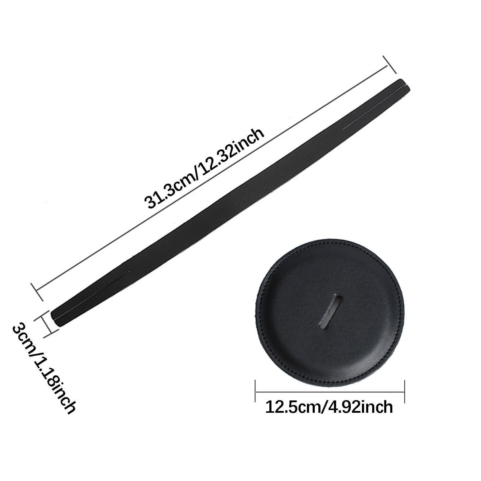 MagiDeal 2 correas para platillos, accesorios para instrumentos de percusión, correa de mano para platillos profesional, ligera y práctica con almohadilla para