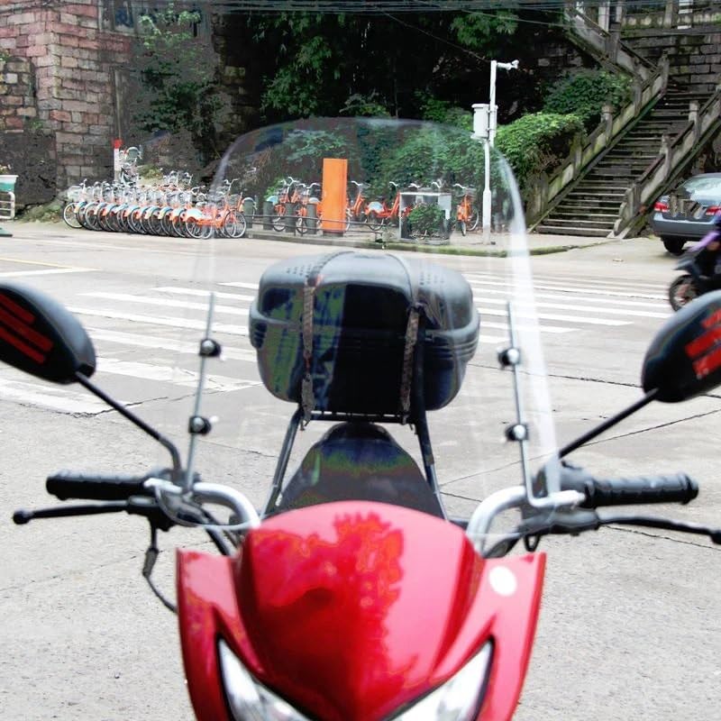 Pare-brise moto universel transparent déflecteur écran vent PC