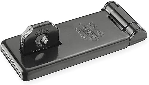 ABUS Cerrojo industrial de acero endurecido 125150 C, 6.0 in de longitud, negro