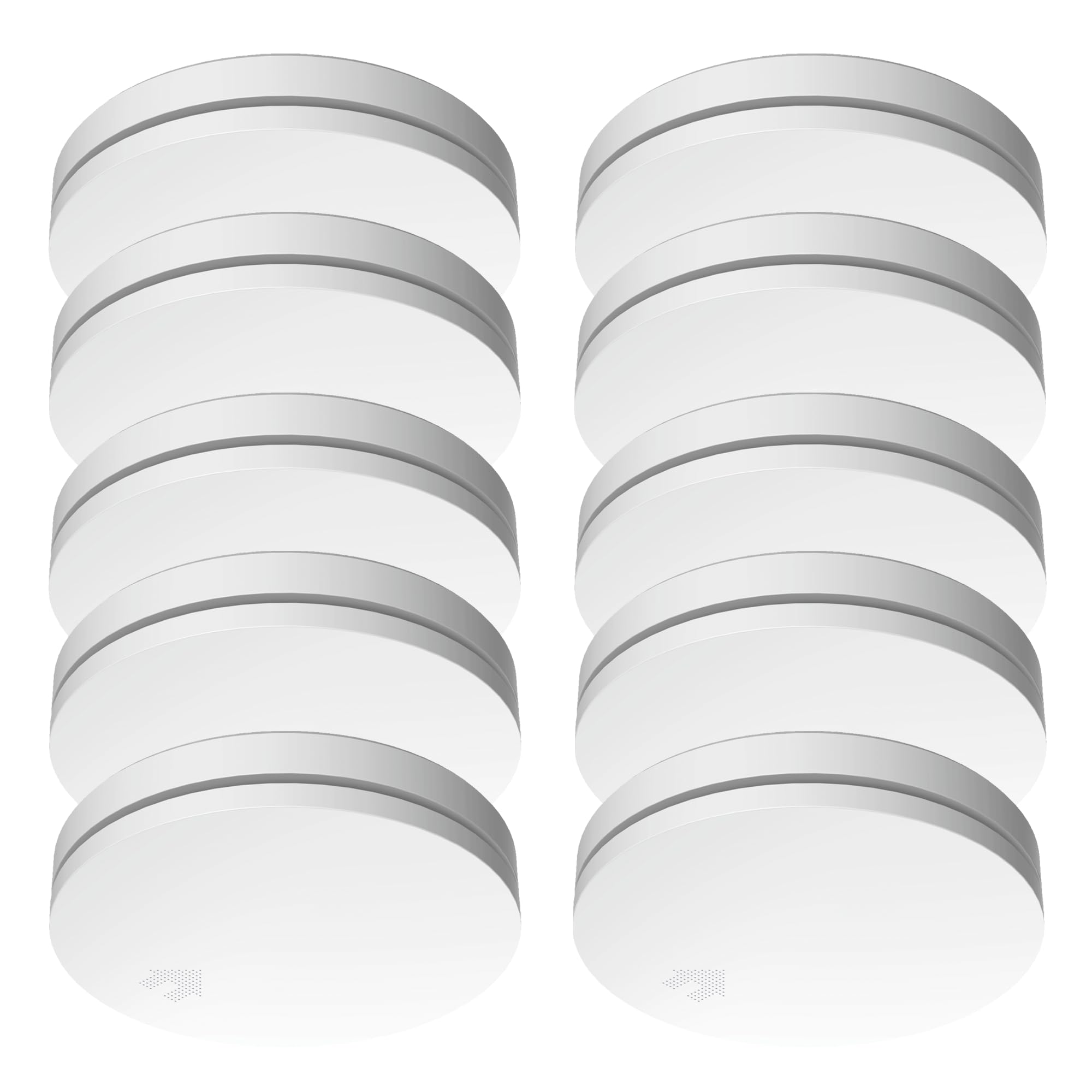 10-Pack ELRO FS4610 | Batería de 10 años | Cumple con la Norma Europea EN14604 | Blanco | Lote de 10 Piezas
