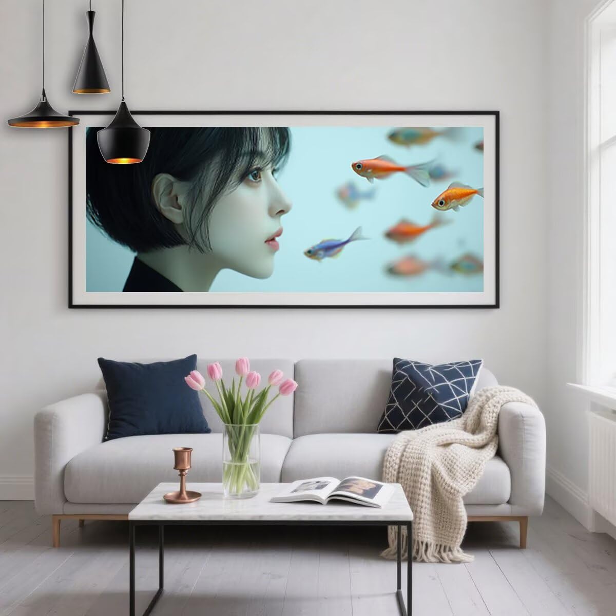 Diamond Painting Adulti, Diamond Painting Animato 50x130cm, Regalo -1356
