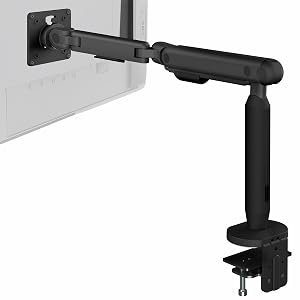 VIVO Flexible Mechanical Arm Single Ultrawide Monitor Desk Mount for Up to 35 inch Screens Heavy Duty Clamp