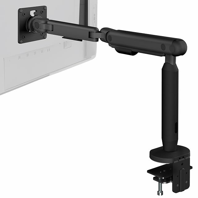 VIVO Flexible Mechanical Arm Single Ultrawide Monitor Desk Mount for Up to 35 inch Screens Heavy Duty Clamp
