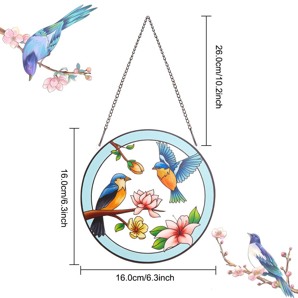 Decorazione Acchiappasole Uccelli In Acrilico - Ciondolo Da Appendere Per Giardino E Casa | Idea Regalo Originale - Foto 8
