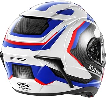 Kabuto フルフェイスヘルメット ホワイト/ブルー/レッド Webike | OGK KABUTO オージーケーカブト F-17 ZESTAL