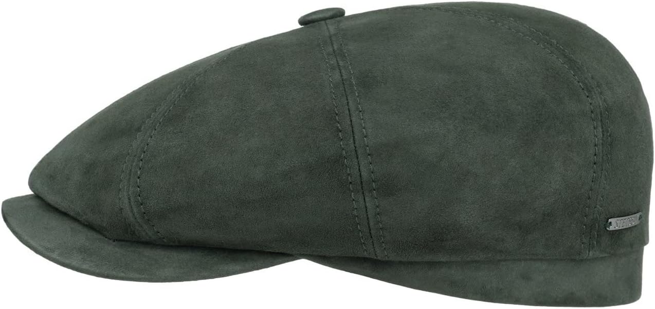 Stetson Hatteras Goat Suede Flat Cap Men | Made in Germany