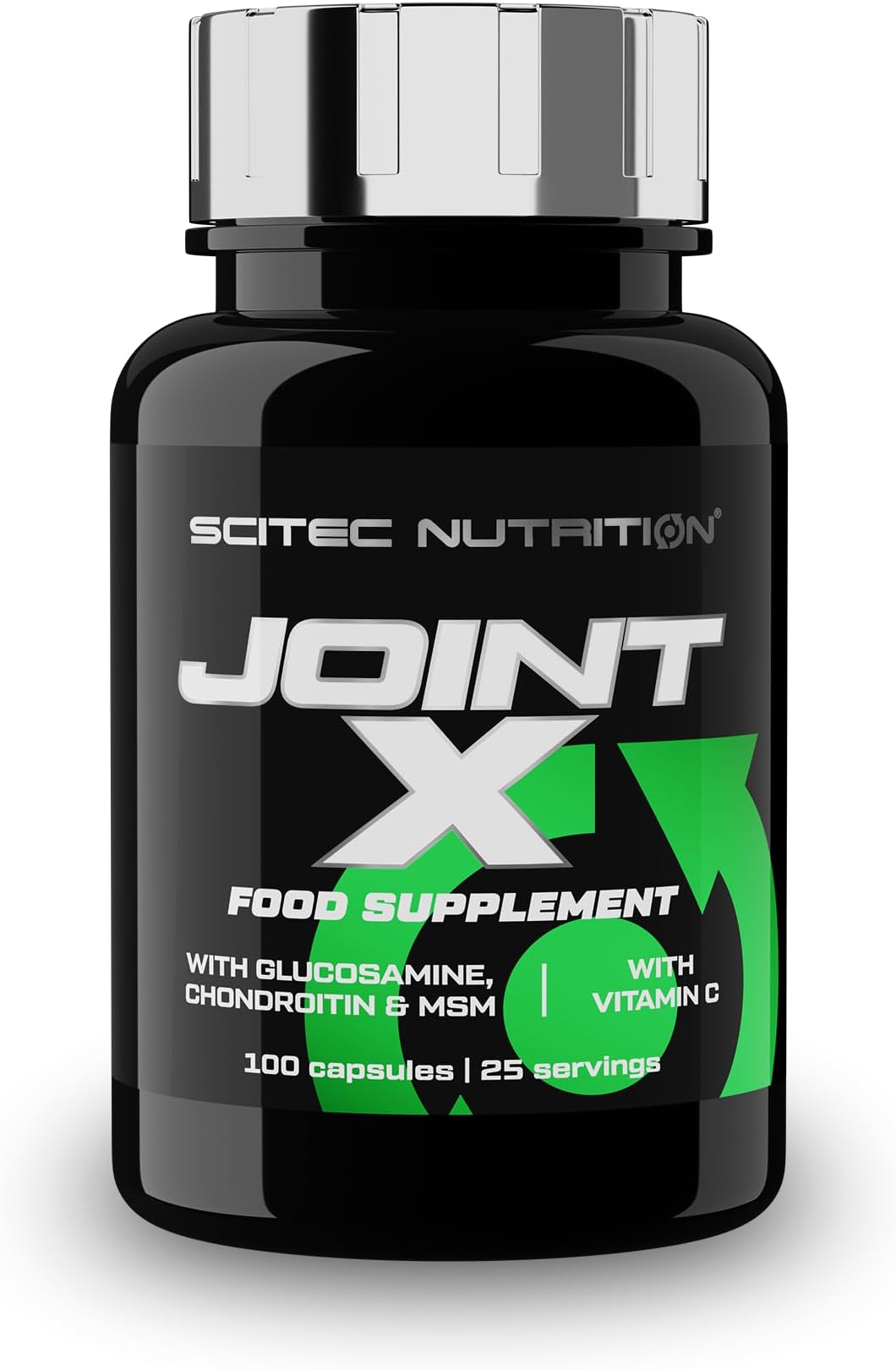 Joint-X, Food Supplement Capsules with glucosamine sulfate, Gelatin, chondroitin Sulphate, msm and Vitamin C, 100 Capsules