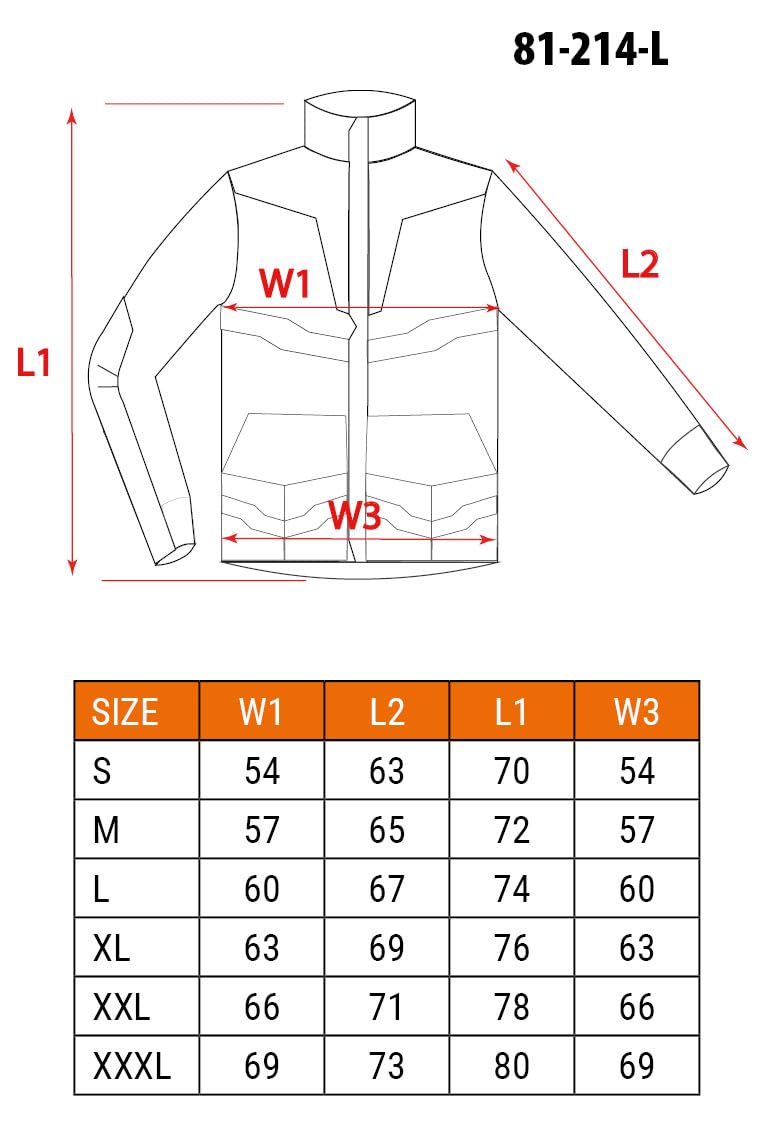 NEO TOOLS Sudadera de trabajo de protección Premium PRO - Sudadera para hombre - Cremallera frontal - BHP - Ropa de trabajo - Estampados reflectantes - Sudadera de trabajo Otoño Invierno - 100 %