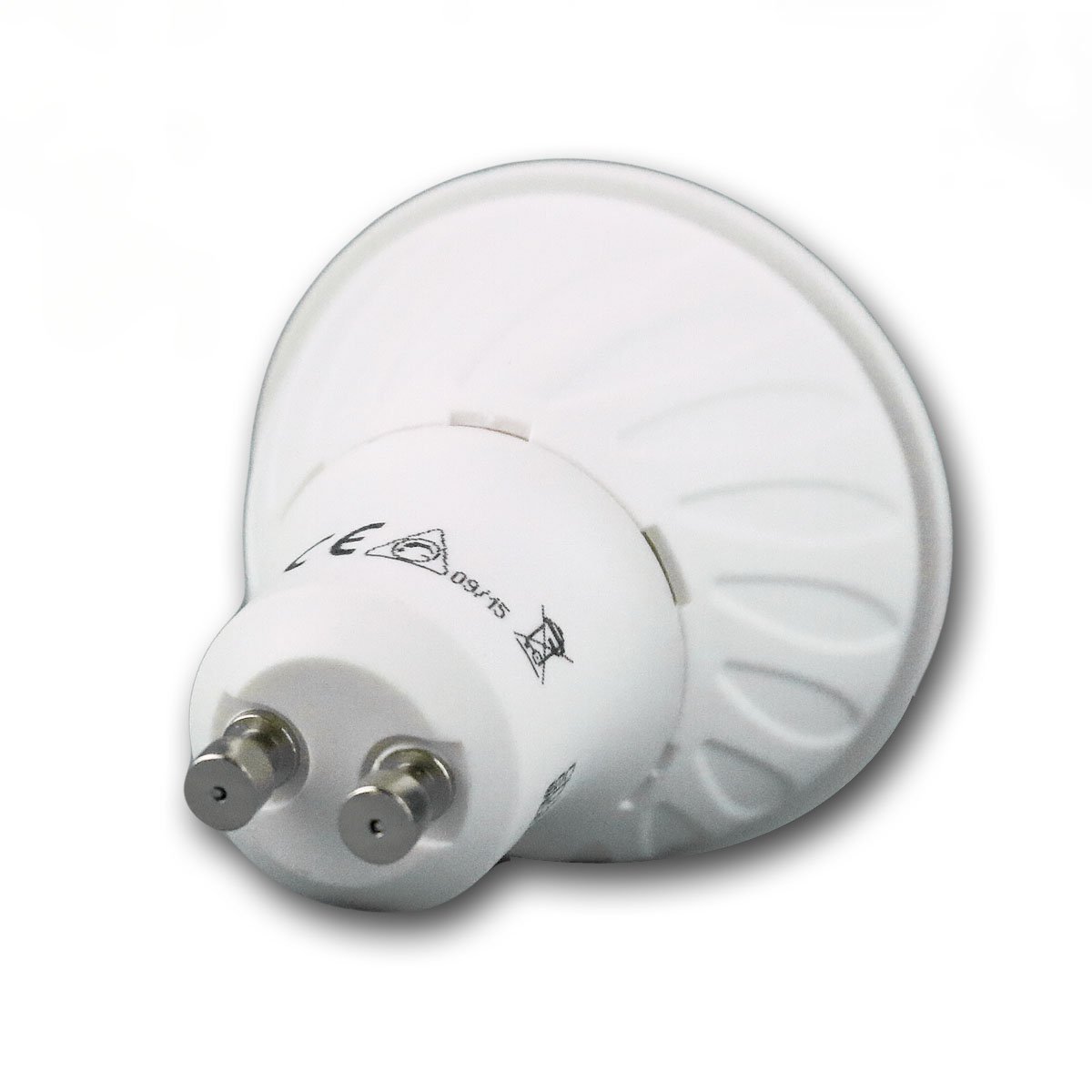 5er Set LED Strahler GU10, dimmbar, COB LED, Lichtfarbe warmweiß, 230V/7W