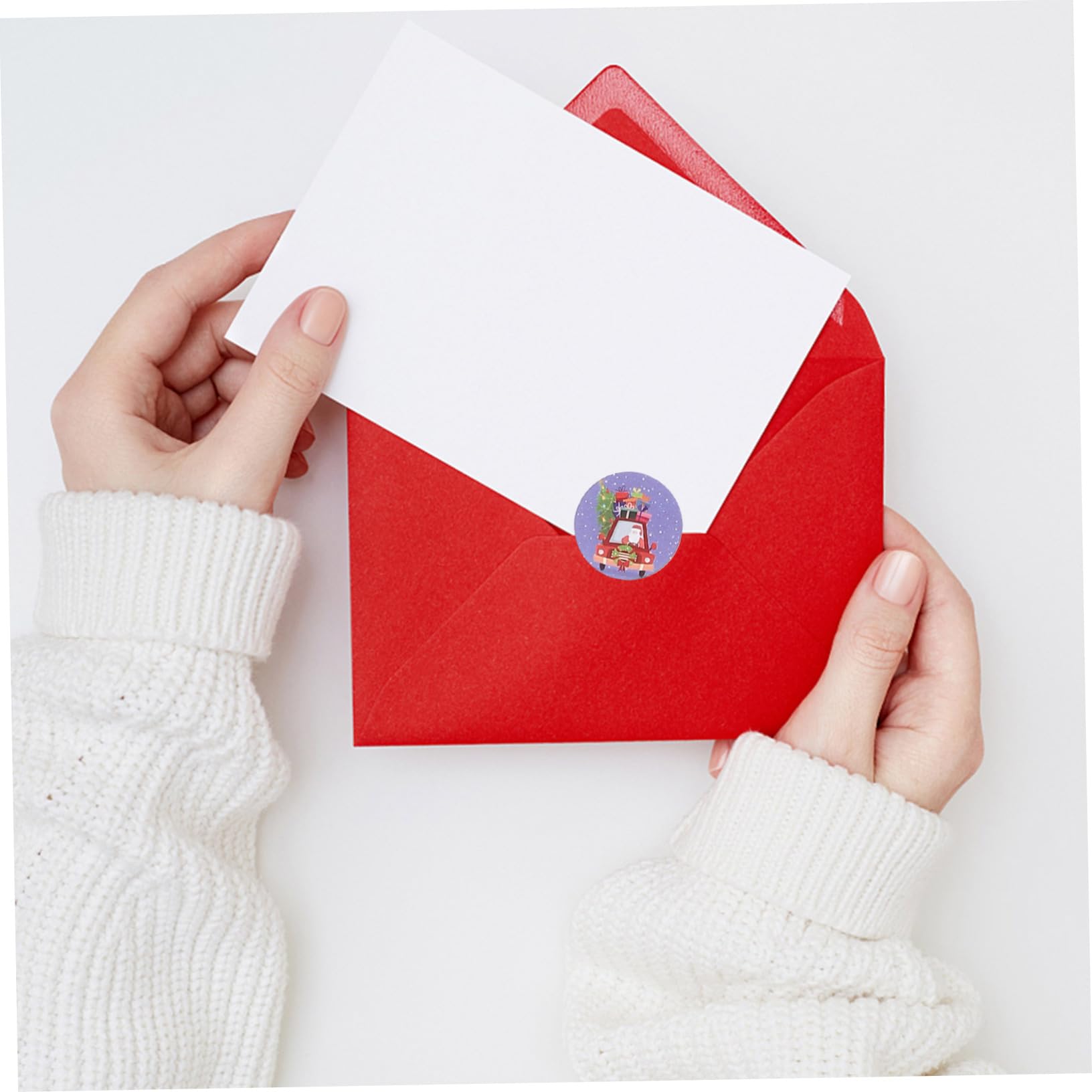 VILLCASE 15 Adesivi natalizi giocattoli per bambini decorazioni etichette autoadesive regali alimentari adesivi sigillanti 3 confezionati natale box