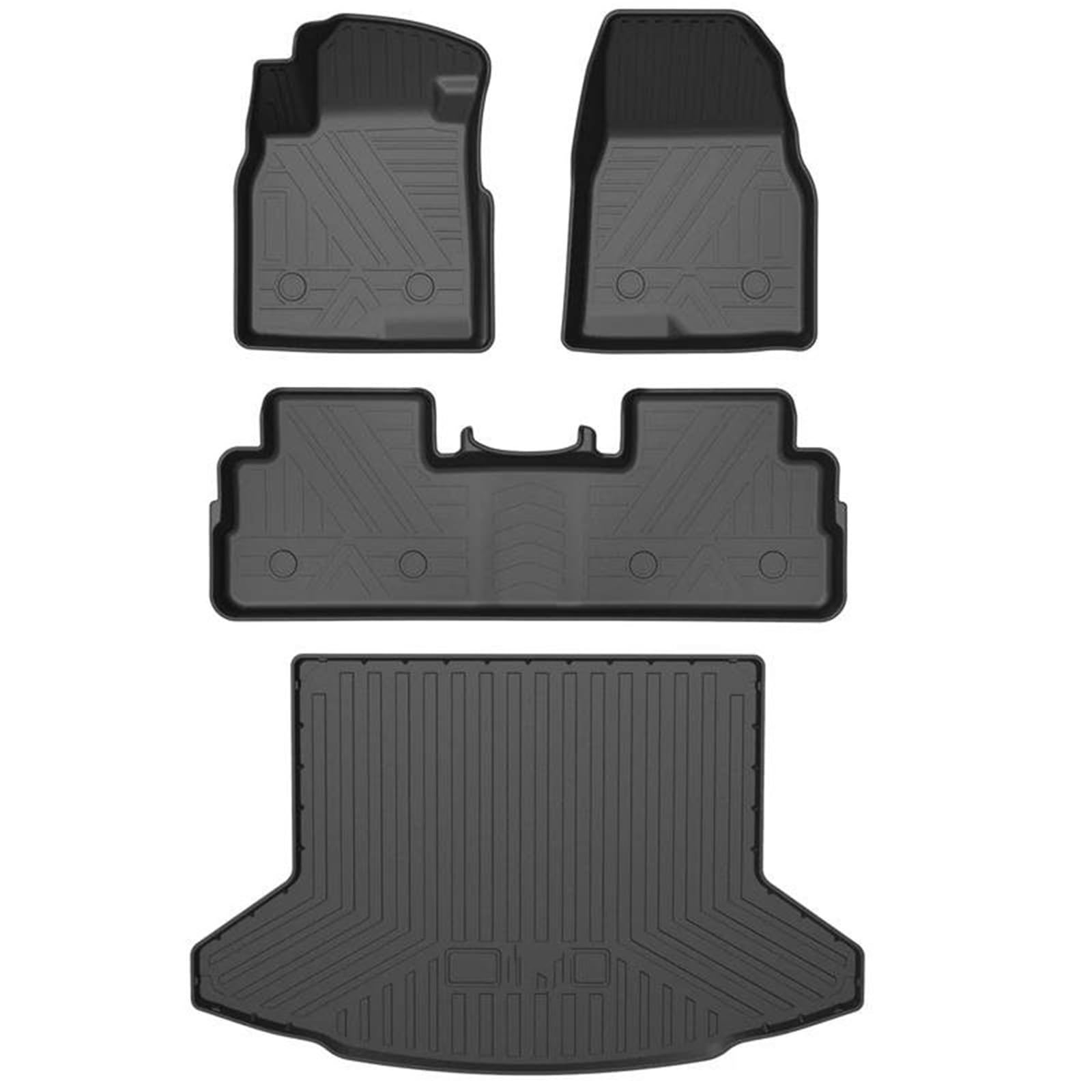 Für HAVAL H6 GT Autoteppich, Bodenmatte, Kofferraummatte, Komplettset, wasserdichte Anti-Schmutz