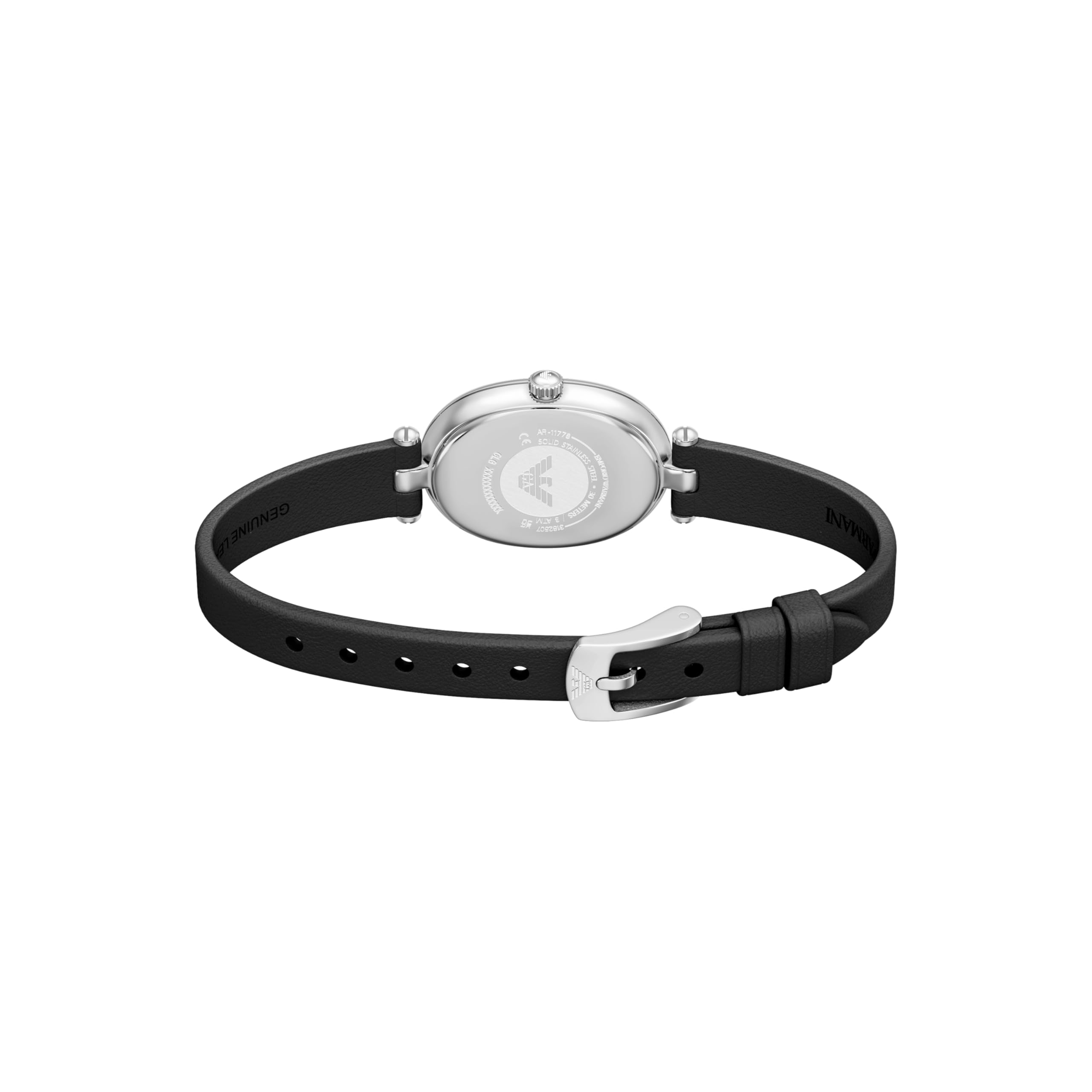 Emporio Armani AR11778 damski zegarek ze stali nierdzewnej w srebrnym odcieniu 28 mm