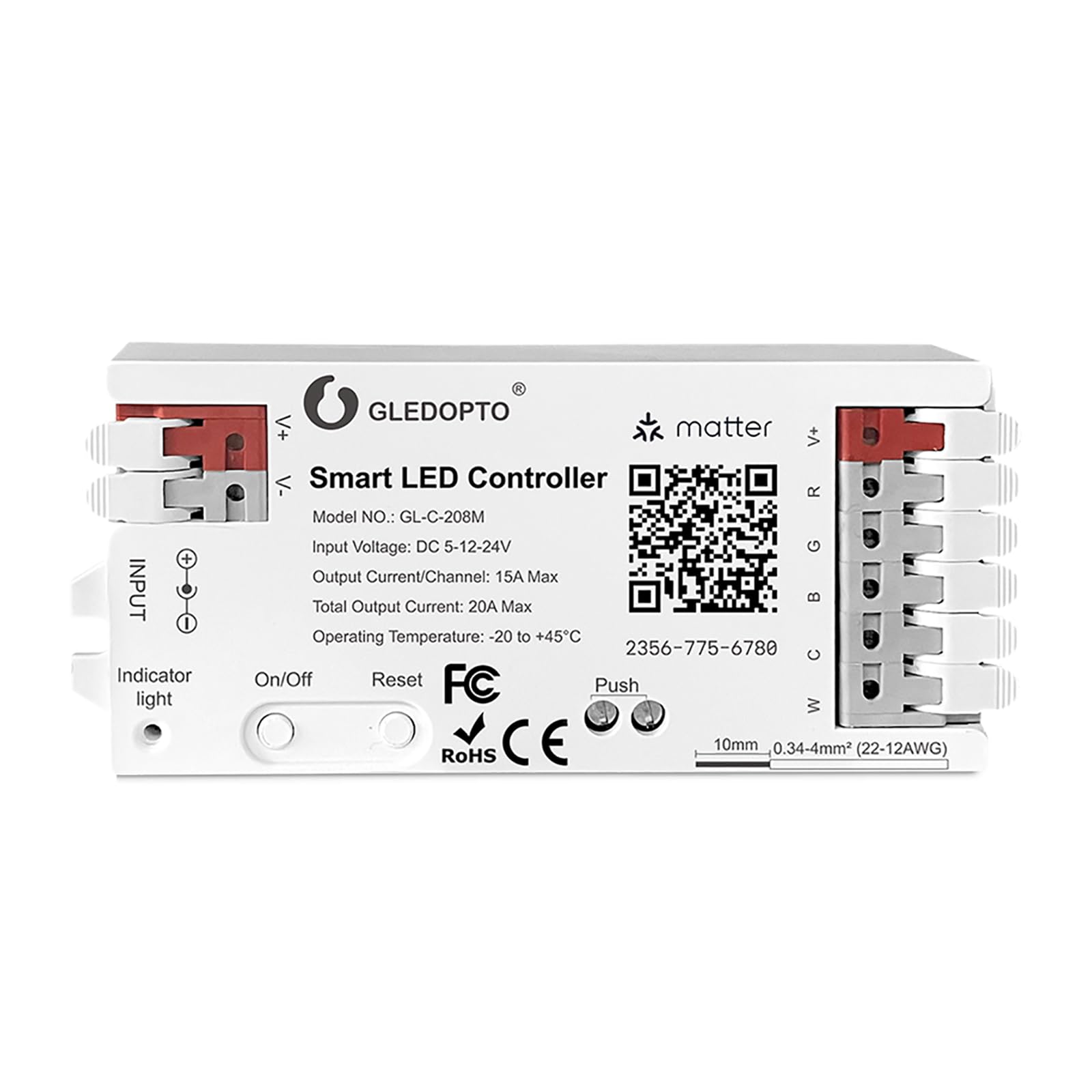 GLEDOPTO Alexa Connect Kit Matter LED Strip Light Controller