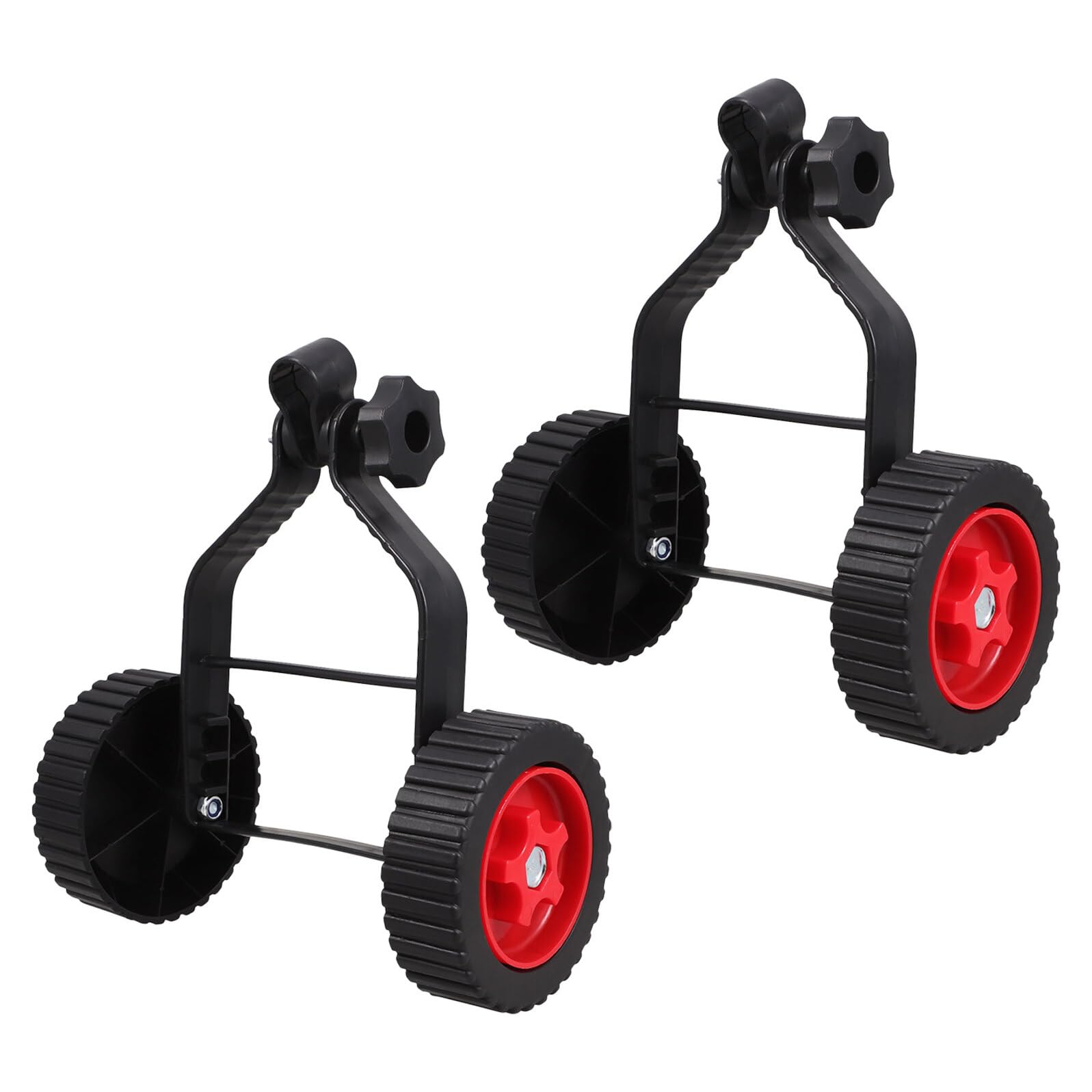 Ruedas de Soporte para Cortacésped 2 Piezas Accesorio Auxiliar de Plástico Resistente Absorción de Impactos para Recortadoras de Hilo Repuesto para Jardín y Césped