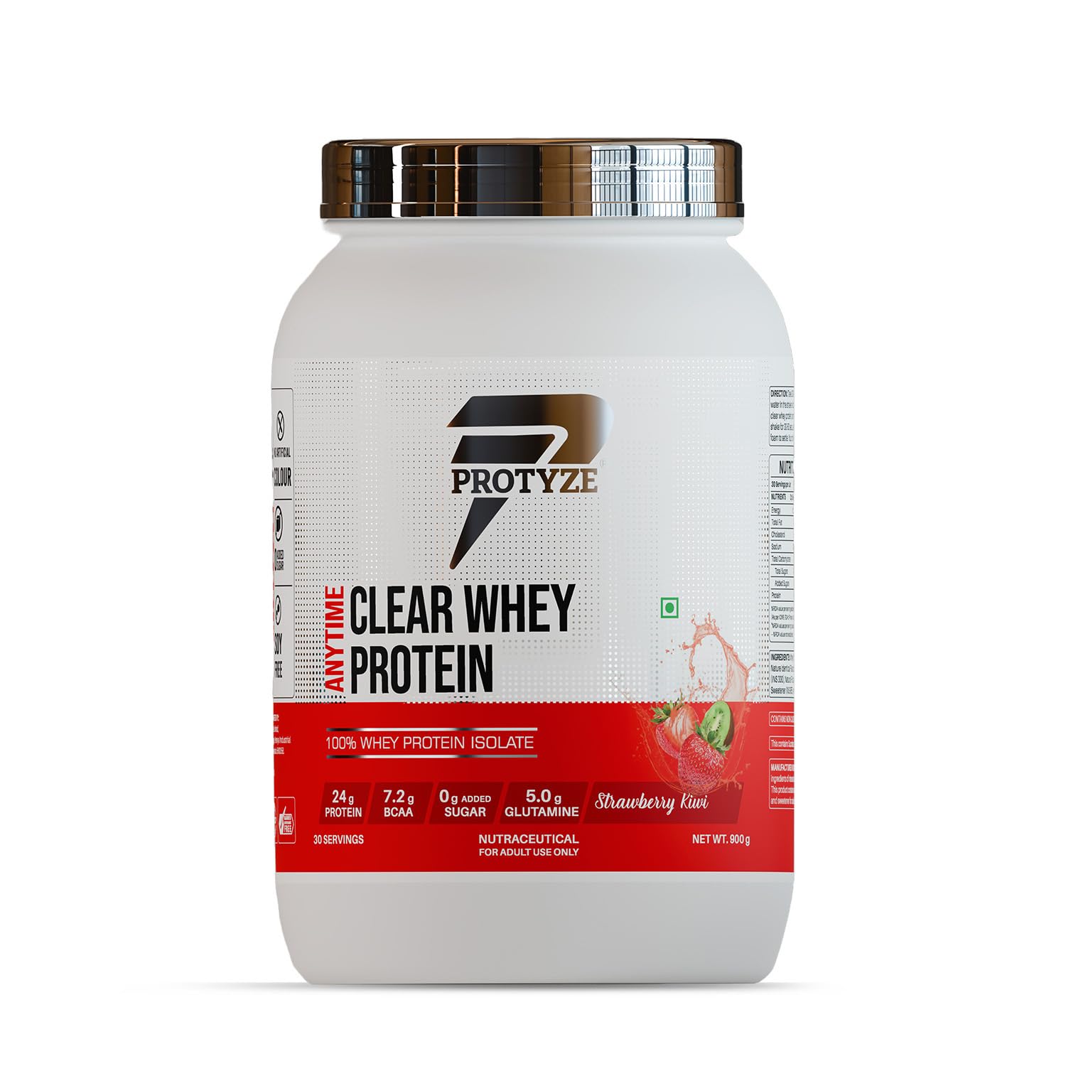 Protyze Anytime Clear Whey Protein Isolate | 24g Protein Per Scoop | Orange Squash, 15 Servings | ISO & HACCP Certified | Lean Muscle Growth, Easy Digestion & Refreshing — Amazon image 13