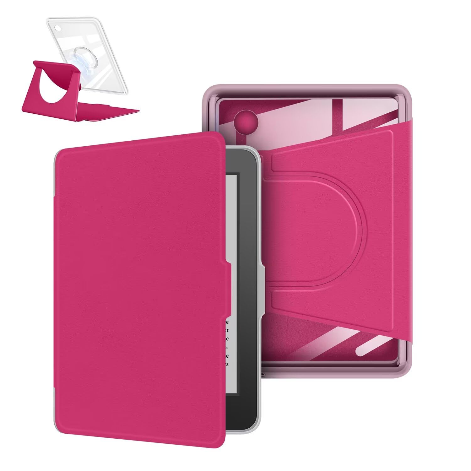 Magnetic Detachable Case Case for 7" Kobo Libra 2 2021 Released, Ultra Clear Soft Flexible Transparent Acrylic Back Cover with Auto Sleep/Wake for Kobo Libra 2 — view 10