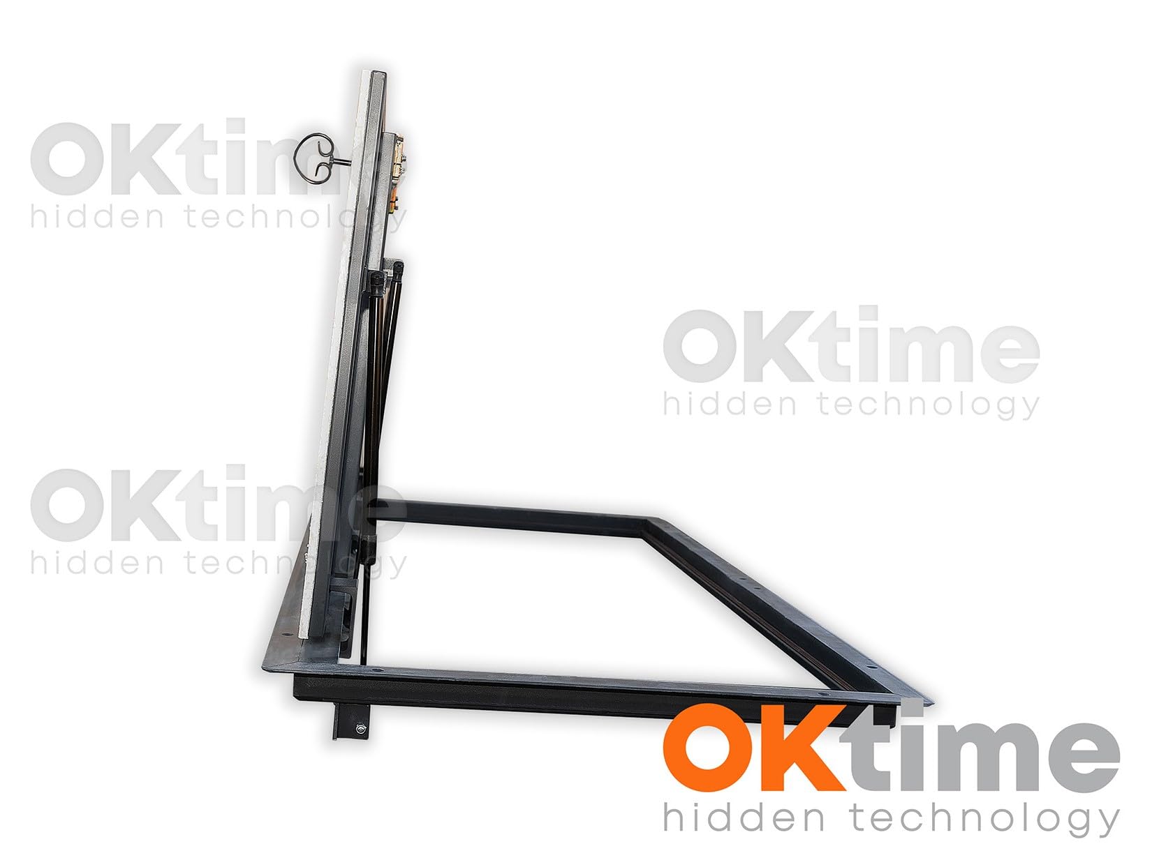 Schachtabdeckung 900 mm x 1800 mm Seitenscharniere, Bodenluke Schachtdeckel Revisionsschacht Kanalschacht