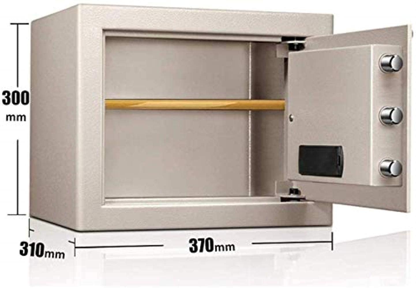 Caja Fuerte Digital de Gran Capacidad, Seguridad electrónica, gabinete de Acero para Dinero, Cajas Fuertes para Documentos de identificación, Documentos A4, computadoras portátiles, Joyas