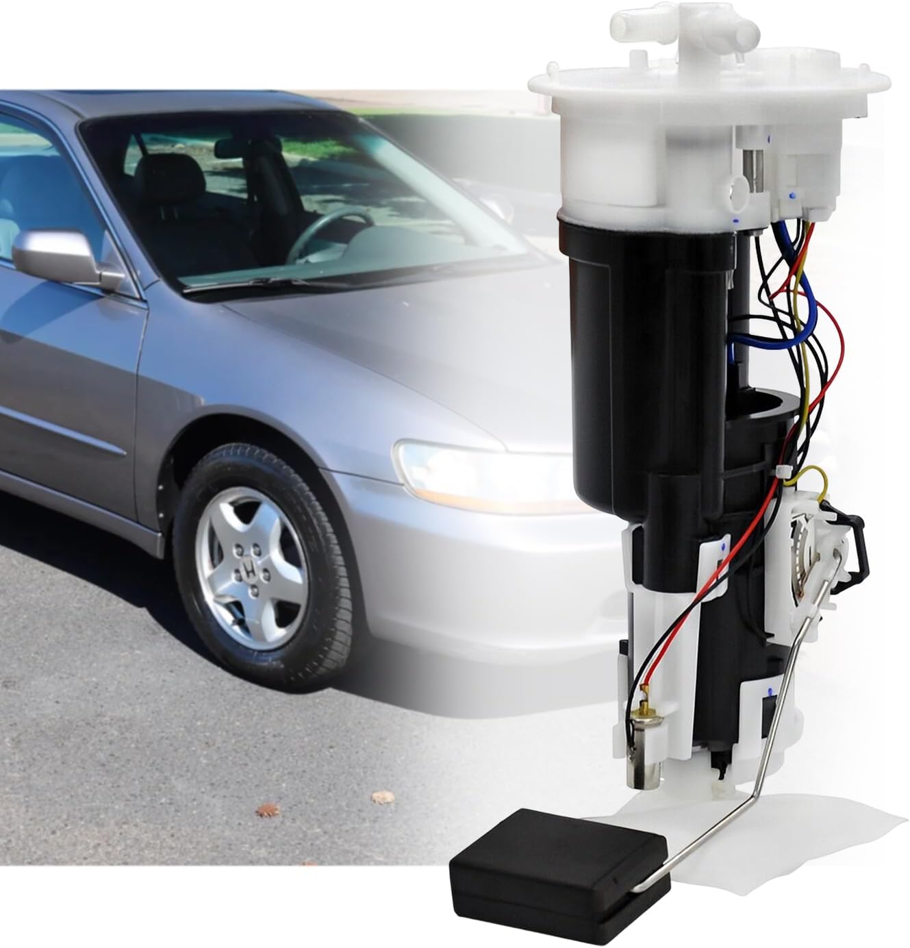 Maxfavor Fuel Pump Module fit for Honda Accord 1998 1999 2000 2001 2002 L4-2.3L V6-3.0L, SP8030M Electric Fuel Pump w/Sending Unit
