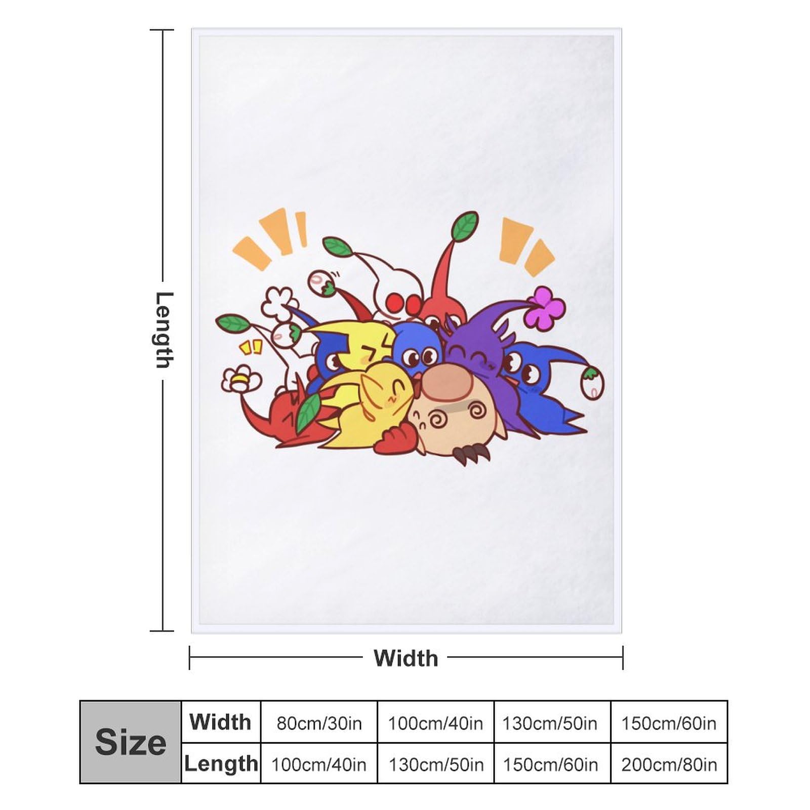 Amazon｜ピクミン ブランケットフランネルソフト軽量通気性