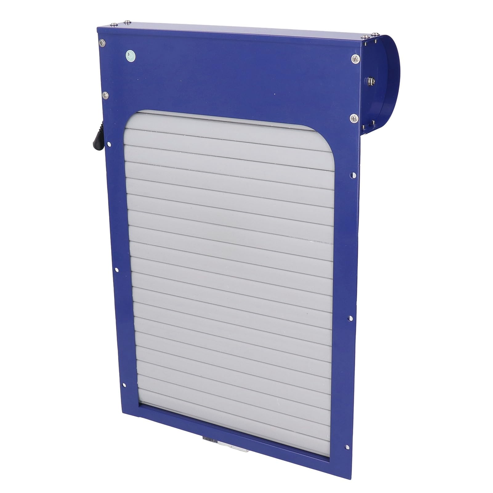 Generic Puerta Automática para Gallinero Alimentada por Energía Solar con Control de Temporizador Programable para Patos y Pollos, Hierro, Metal y Plástico Duraderos, 14,6x9,7 Pulgadas