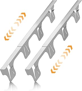 Stove Gap Filler, Stove Gap Covers Stainless Steel, Adjustable 13.8-27.5 In(2 Pack), Heat Resistant, Gas Stove Side Gap Protector, Silver