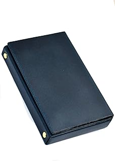 コデル atelierCODEL 名刺入れ メンズ レディース 名刺が飛び出て取り出しやすい 本革 名刺ケース 日本製 (ダークネイビー)