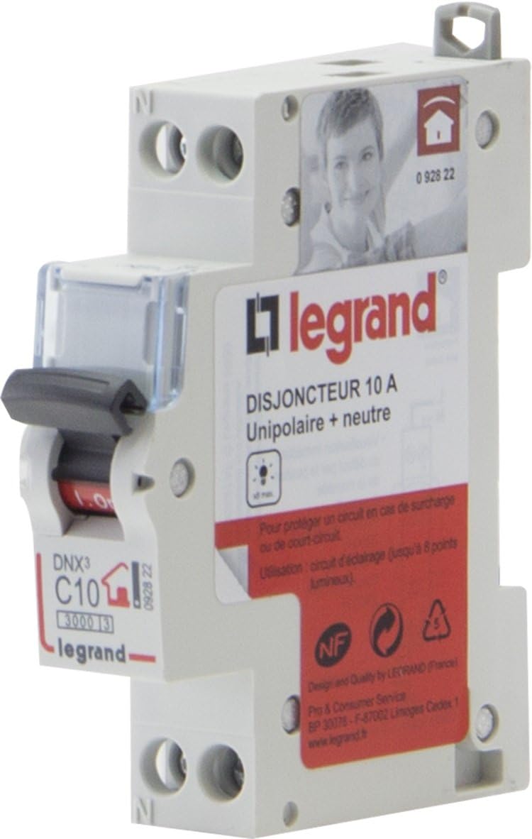 Legrand DNX³ 4500 LEG92822 Circuit Breaker Unipolar/Neutral 230 V 10 A, Gray - Image 3