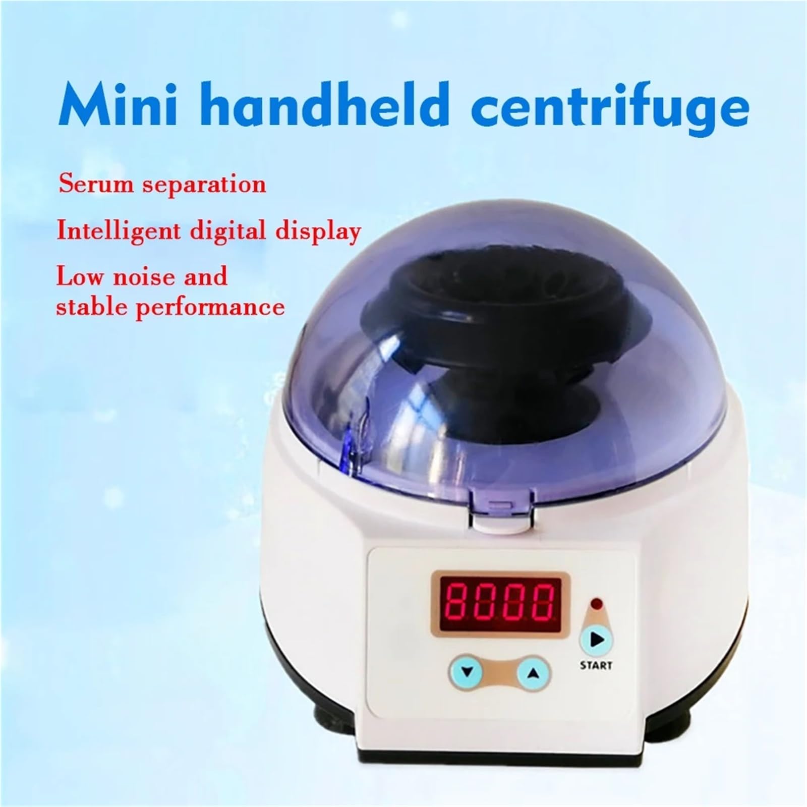 Centrífuga de sobremesa de laboratorio, Mini centrífuga con pantalla Digital de alta velocidad, pequeño colono de separación de laboratorio eléctrico(6)