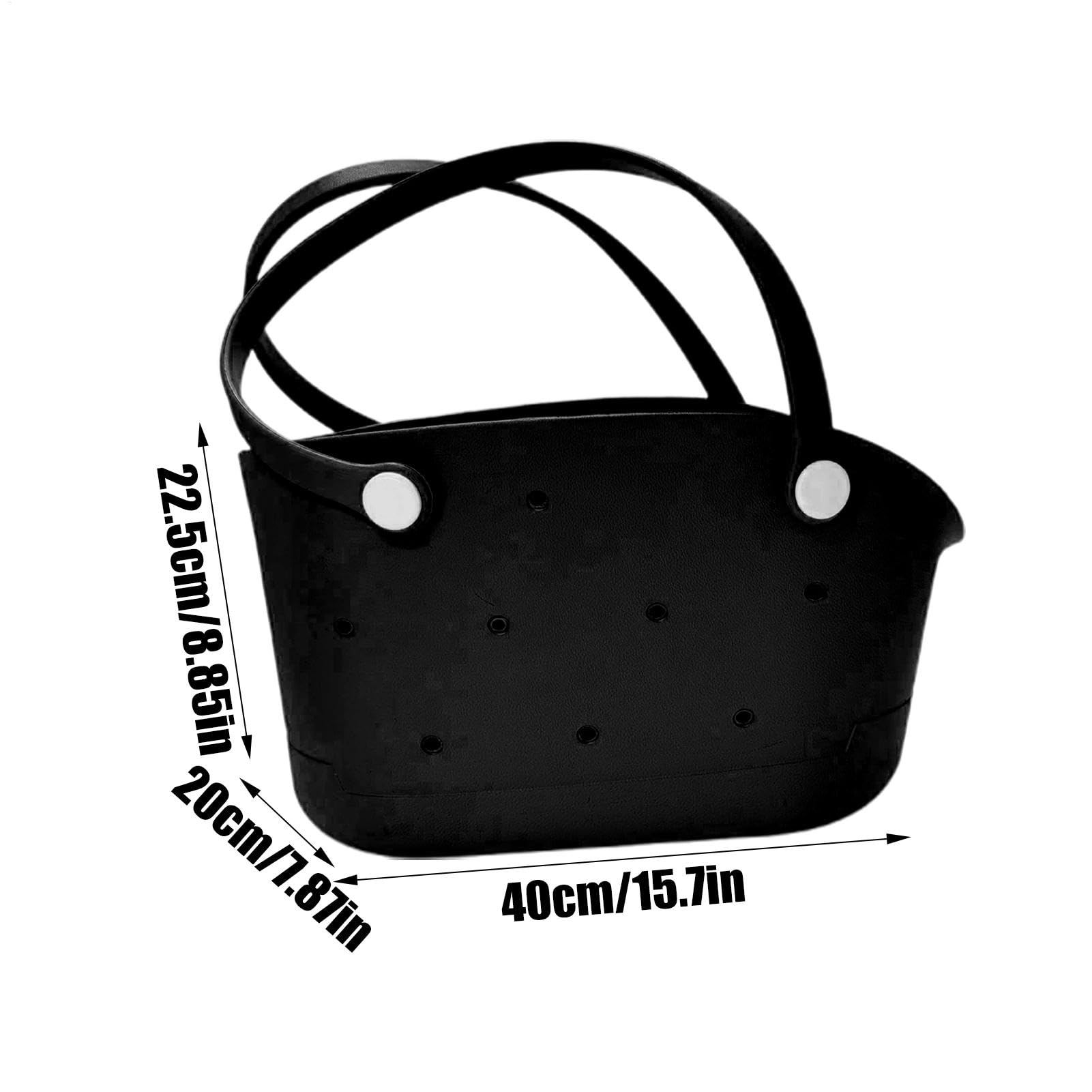 Bolsa de playa de goma, bolsa de playa pequeña, resistente a la arena y lavable, accesorios de viaje portátiles para hombres y mujeres
