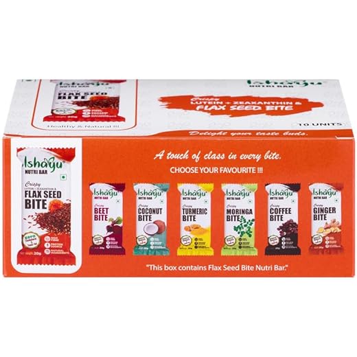 Flax Seed Bites Snack Family Pack 20gx10