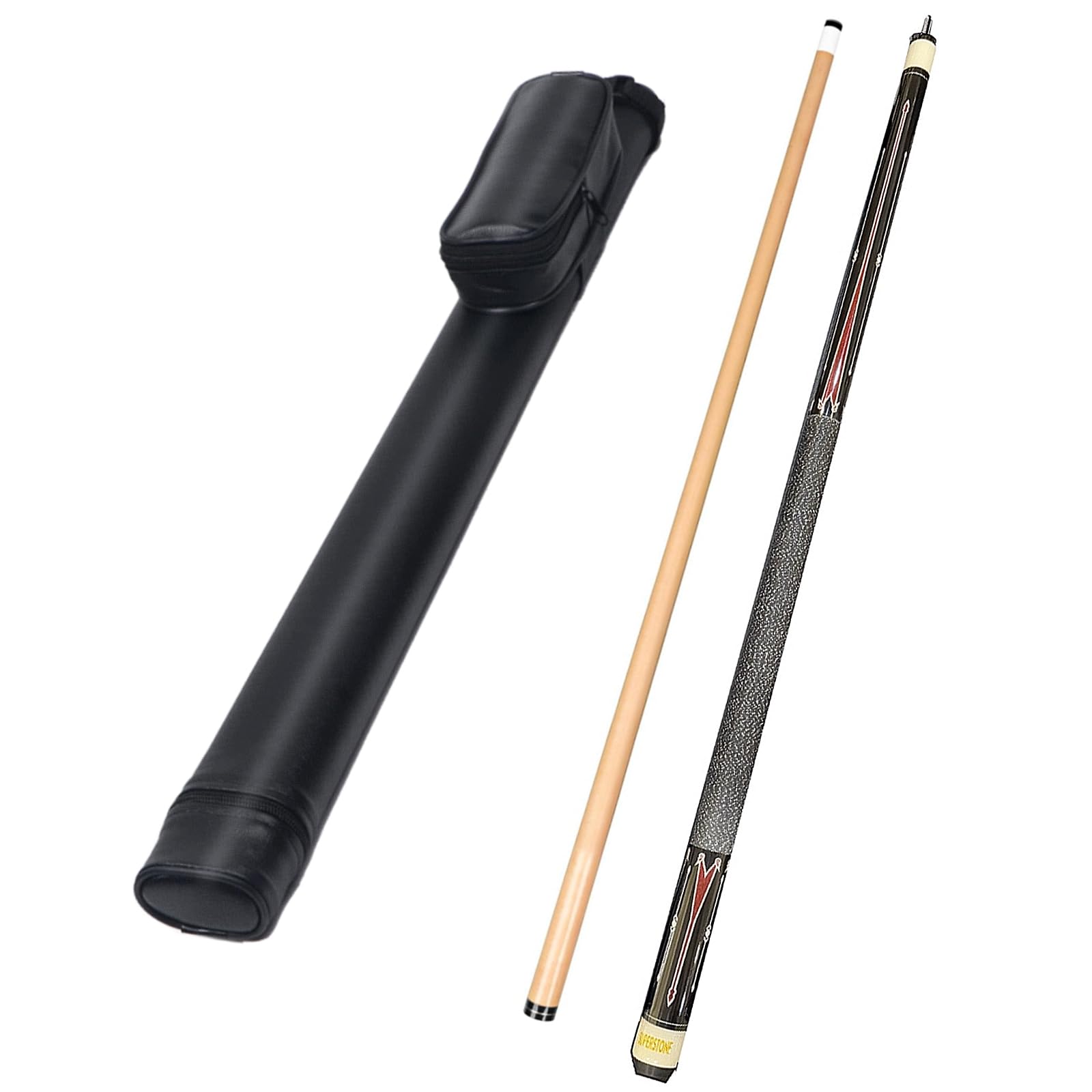 SUPERDIAMOND Pool Cue Stick, Billiard Cue Sticks with Hard Case, 2-Pieces 58" Pool Table Sticks, 12.5 mm Tip Pool Queue, Canadian Maple Professional Billiard Cue Sticks,19-21 oz Pool Que