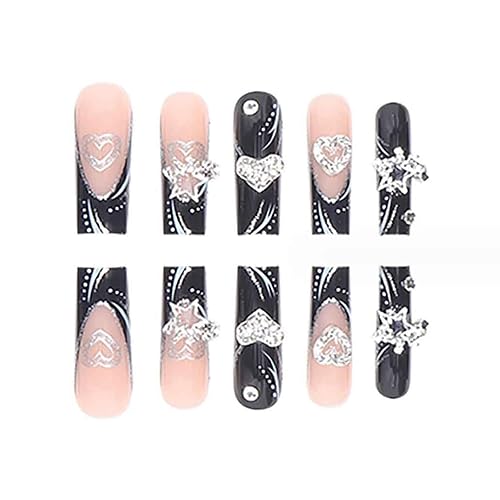 Miniatura 2 de Uñas postizas a presión de longitud media, uñas postizas de color rosa nude, cobertura completa, uñas postizas cortas, uñas postizas diarias, kits