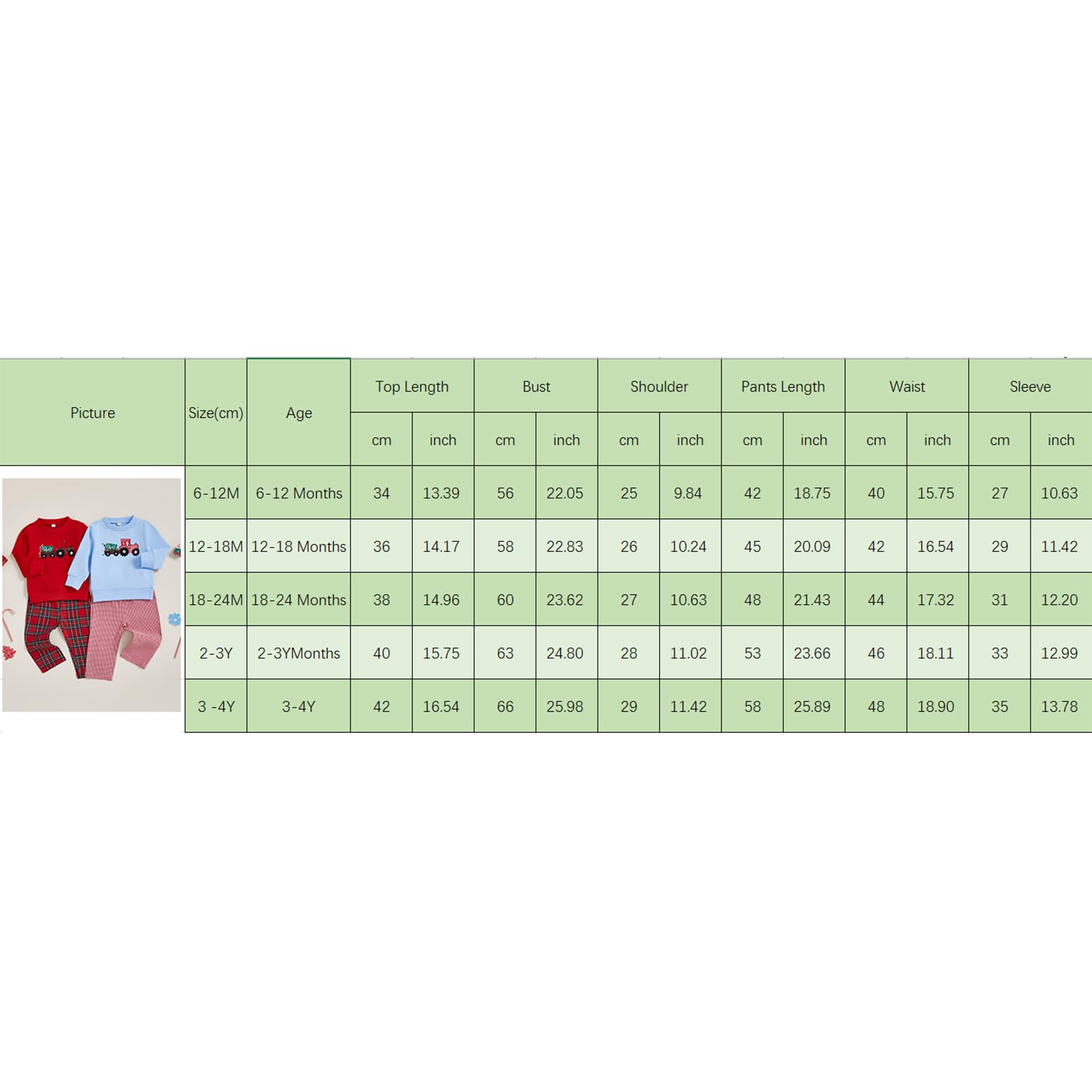 GXNRHG Kleinkind-Baby-Jungen-Valentinstag-Outfit, LKW-Herz-Aufdruck, langärmliges Sweatshirt mit Rundhalsausschnitt und Karierte Hose, süßes 2-teiliges Kleidungsset