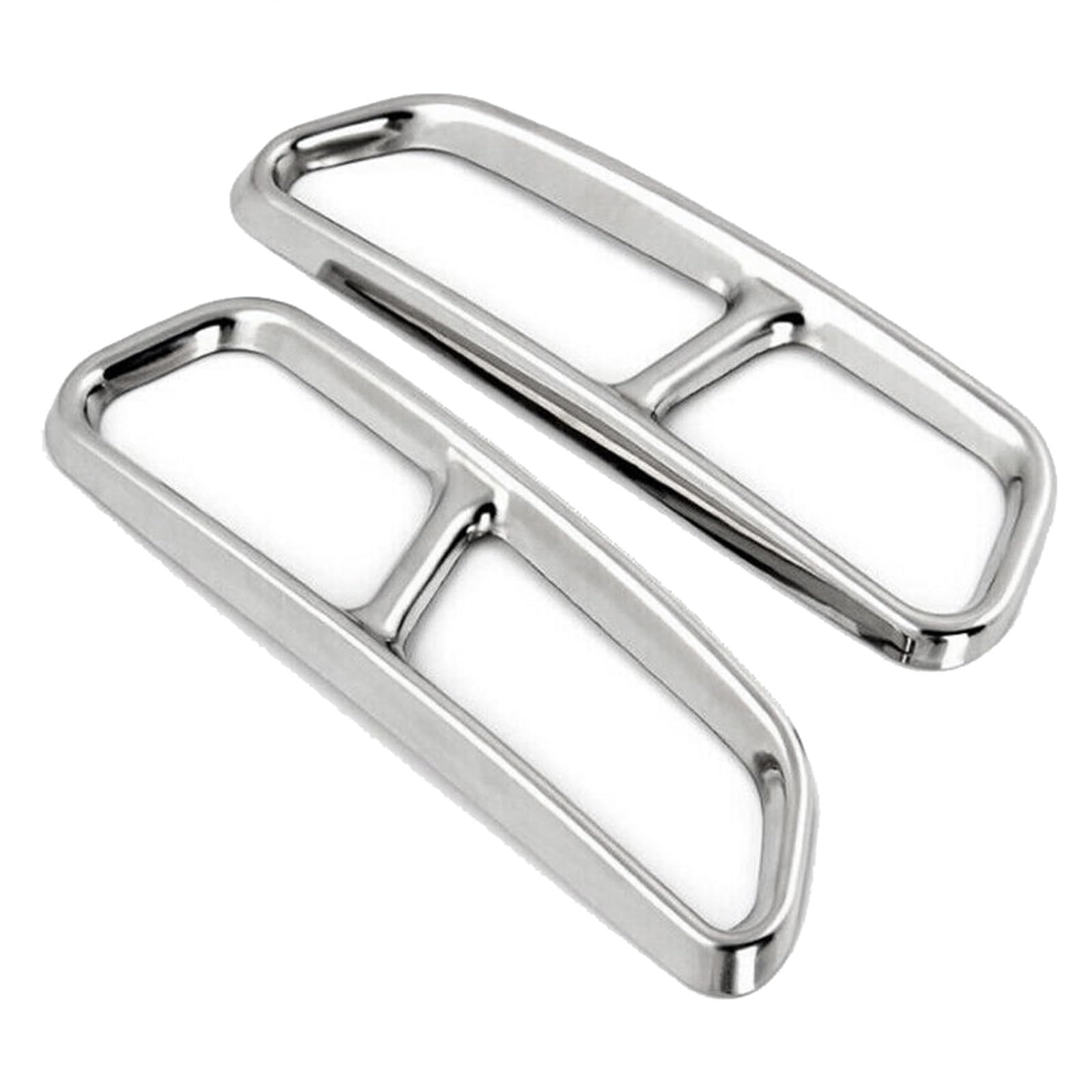Decorazione for terminale di scarico posteriore doppio, compatibile solo con Audi A6 A7 C7 2016 2017 2018, accessori decorativi for auto.