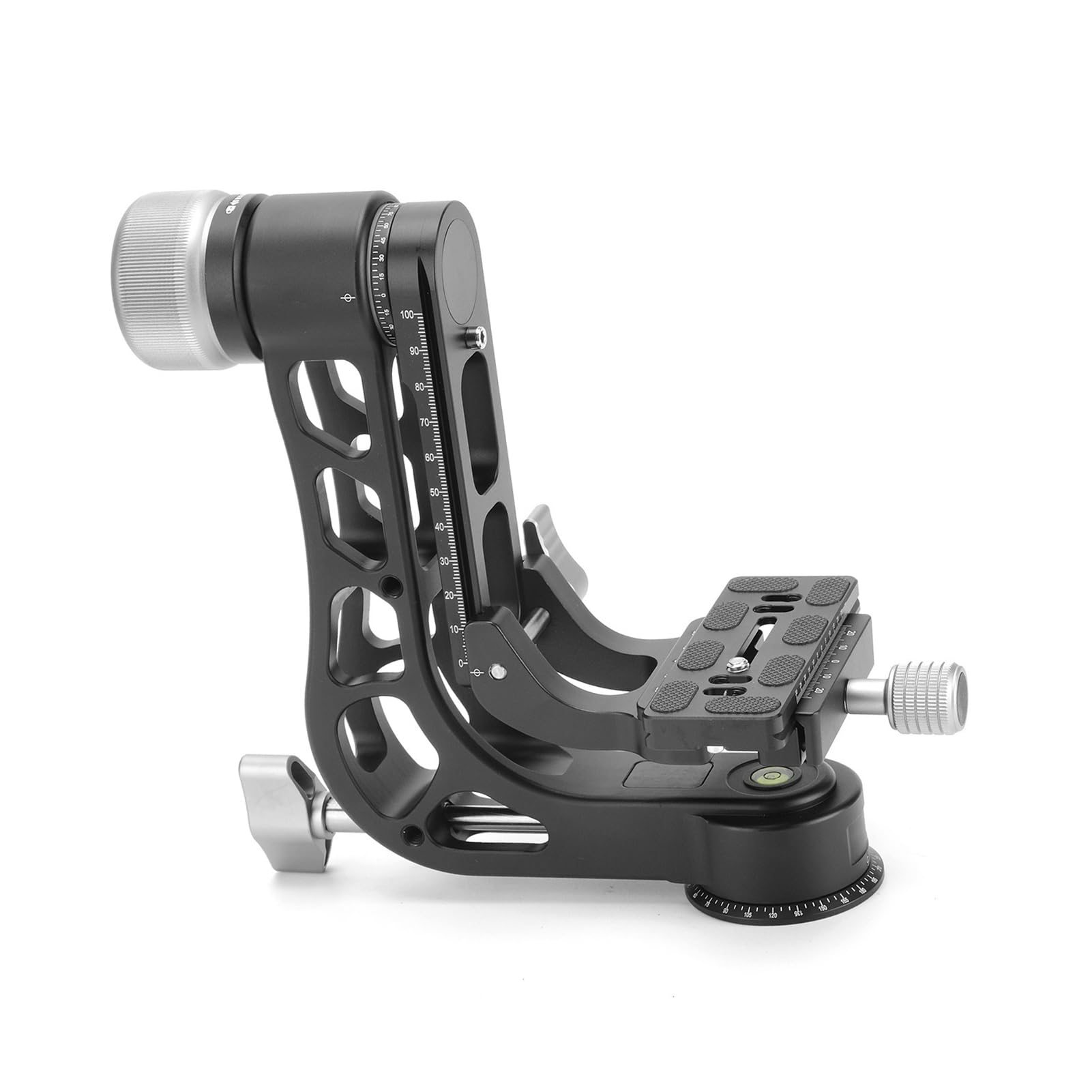 Yctze Testa per Giunto Cardanico Resistente, Testa a Sfera Panoramica a 360 Gradi, per Treppiede con Piastra Arca e Carico Massimo 33 Libbre, Ideale per Fotocamere Mirrorless DSLR e Obiettivo Lungo,