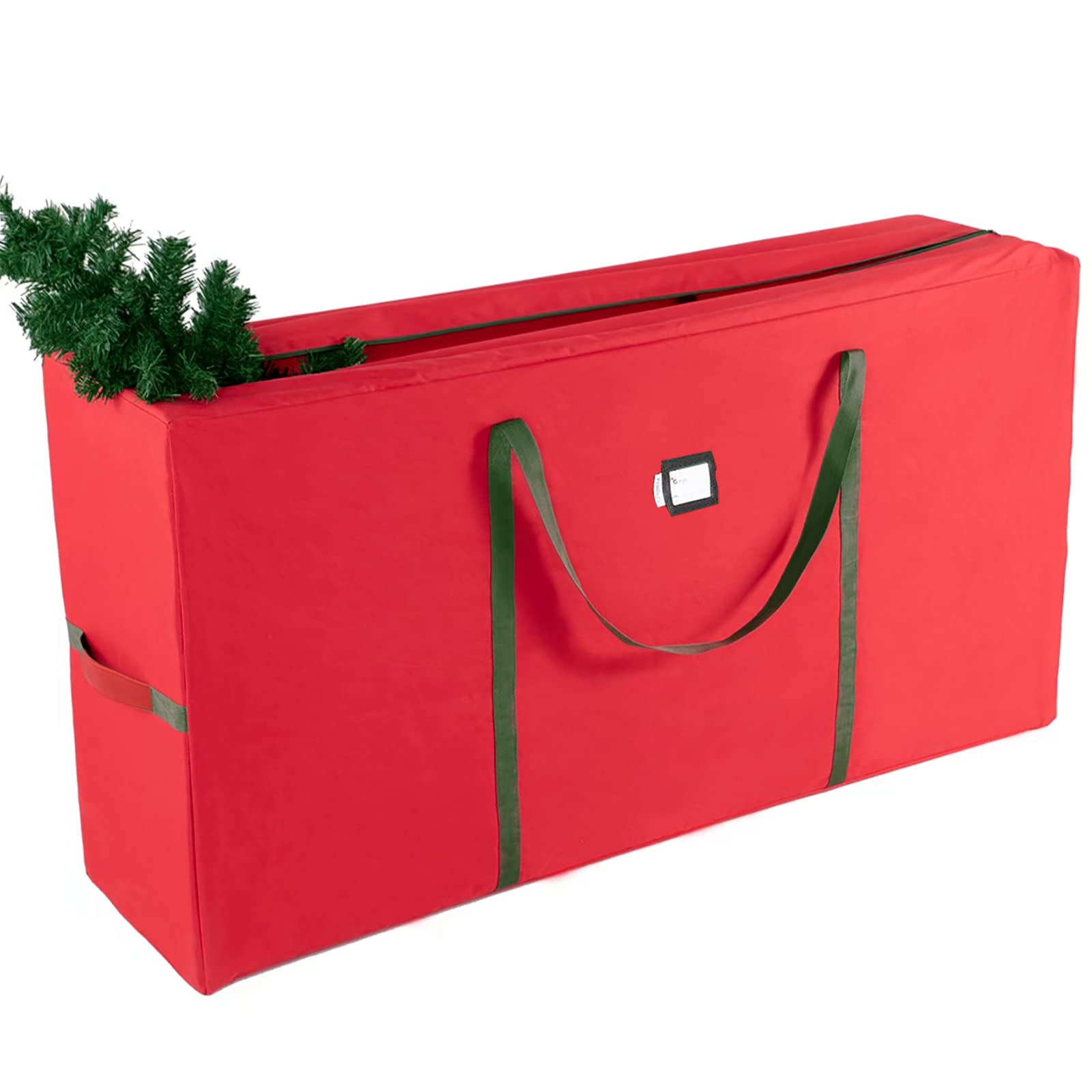 WEASHUME 7ft/9ft Large Christmas Tree Storage Bag Fits Up to 9 ft. Artificial Disassembled Trees Waterproof Xmas Tree Bag 127 x 38 x 50 cm