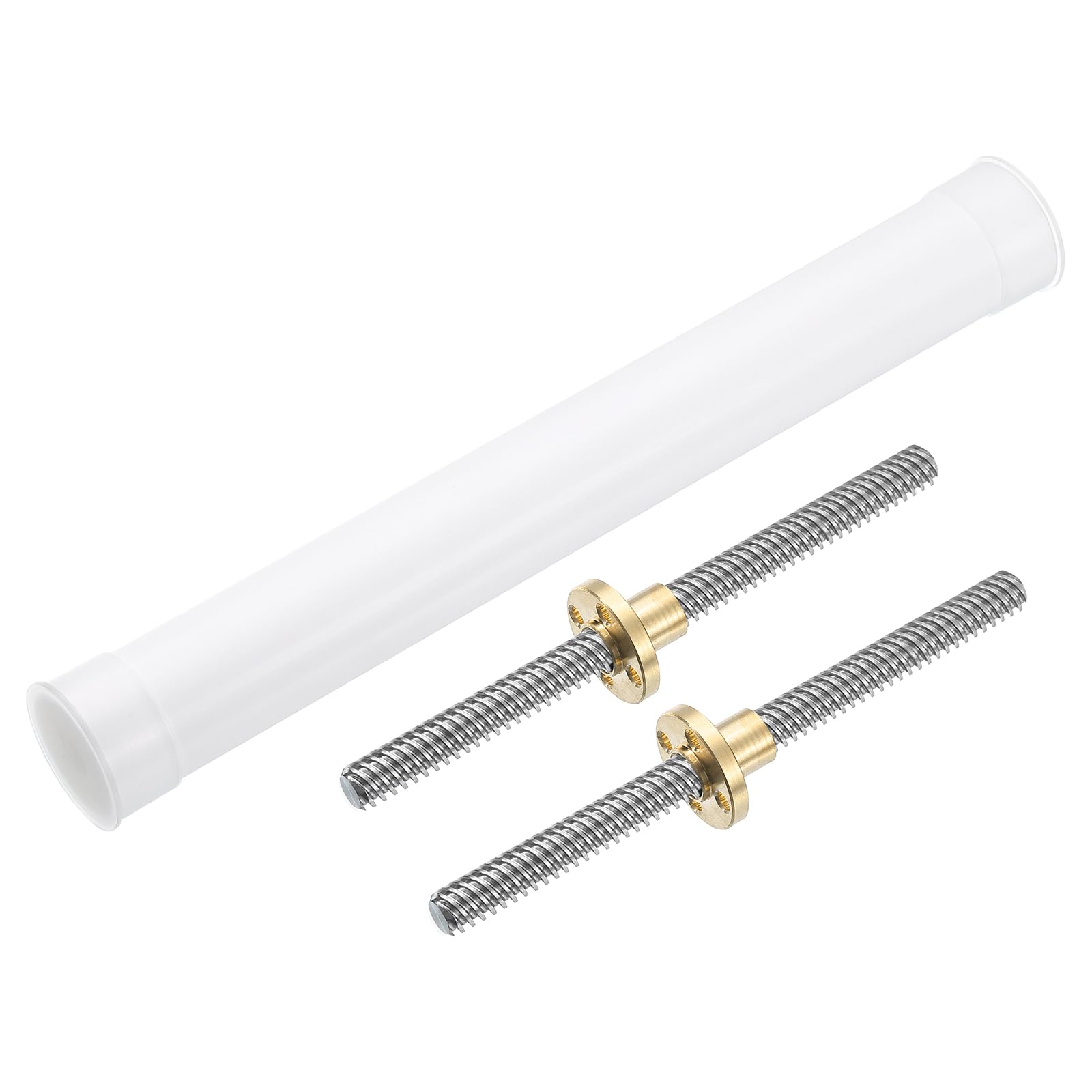 Produktbild von 6 Stück Trapezmutter TR8x4 Aus Messing – 2mm Steigung, 2 Starts, 4mm Vorschub, Für 3D-Drucker & Werkzeugmaschinen