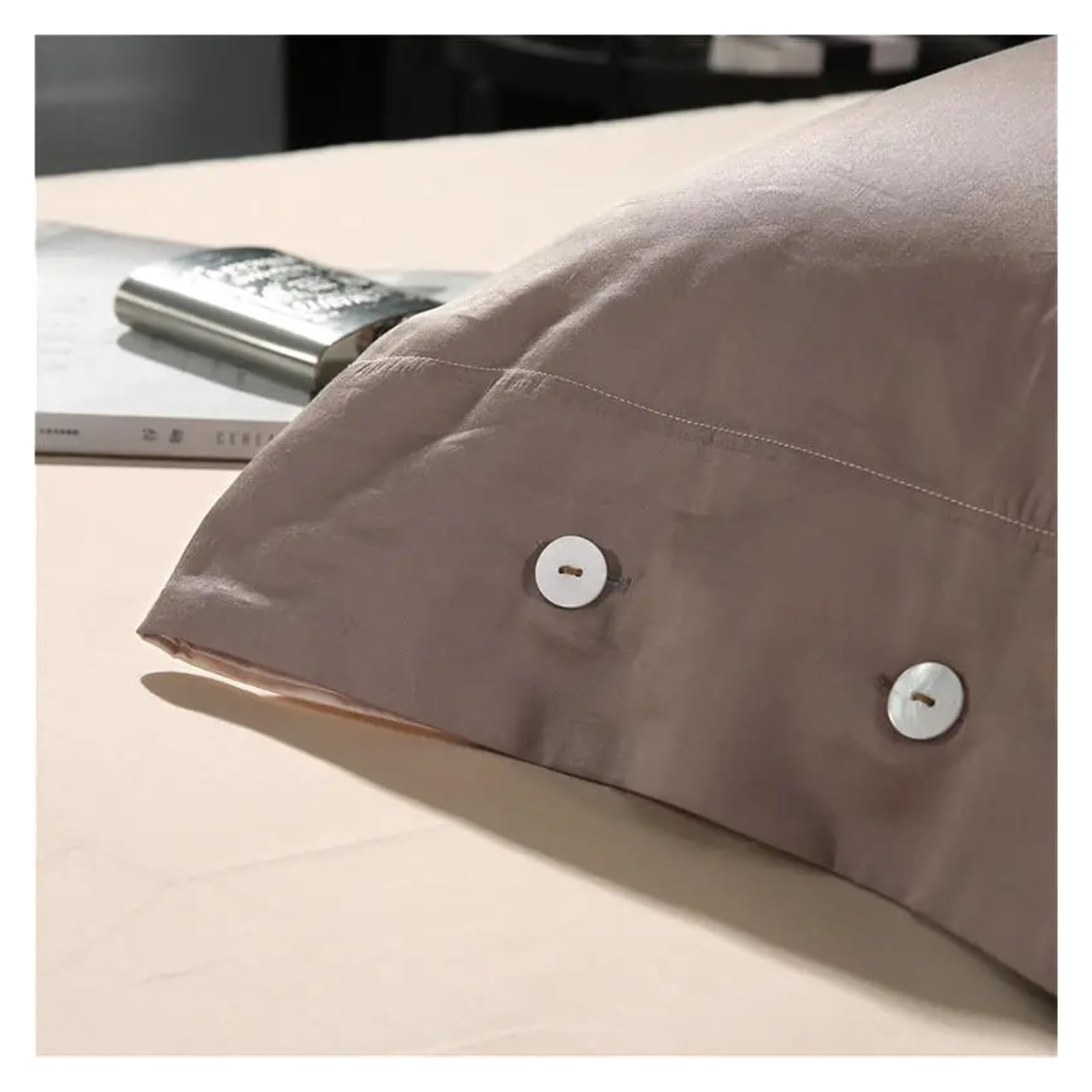 Set Di Biancheria Da Letto In Puro Cotone Queen King Size Europa Simple Home Copripiumino Lenzuola/Lenzuolo Con Angoli Copriletto Set Da Letto Per Hotel, Piumone Per Tutte Le Stagioni,F,Flat Bed She