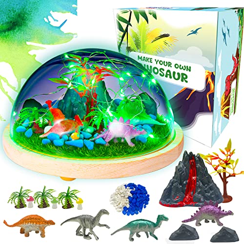 Dwfit Veilleuse Dinosaure Magique DIY, Jouets Dinosaure DIY pour Enfants, Lanternes DIY pour Enfants, Veilleuse Dinosaure pour Enfants, Cadeaux pour Garçons Filles Cover