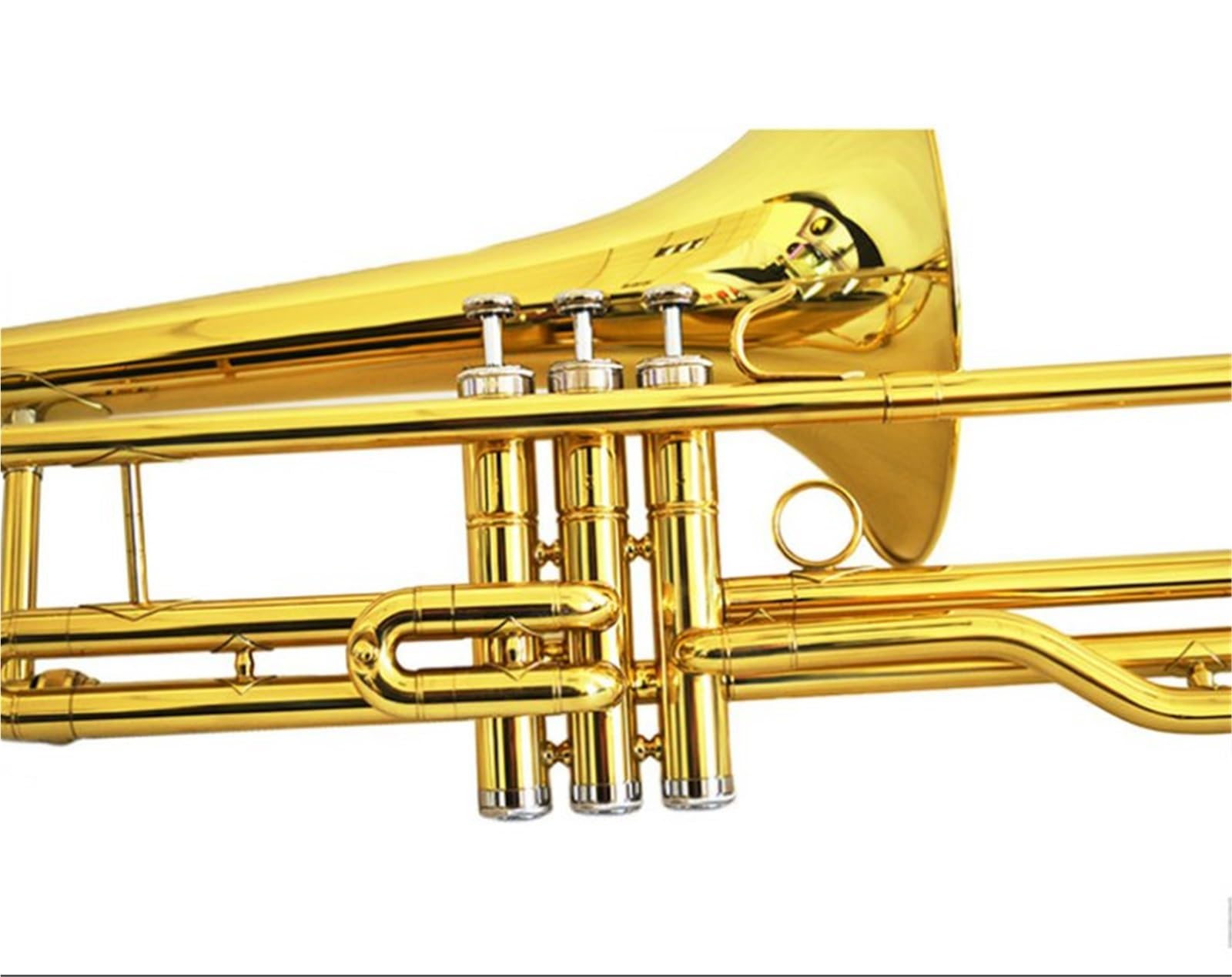 C-Tonart Posaune Messing Dreifach-Tonart Bühnenperformance Gold Profiposaune