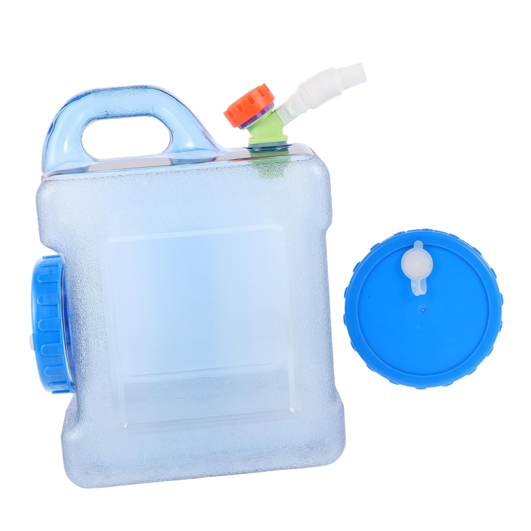 PRETYZOOM 1Set Portable Water Bucket Outdoor Container Lightweight Versatile for Camping Hiking and Travel Safe Material Easy to Store Space Efficient Blue Color