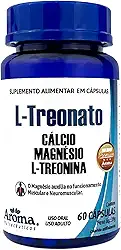 Magnésio L-Treonato, para Músculos e Neurônios, 60 Cápsulas - Aroma Bem Estar