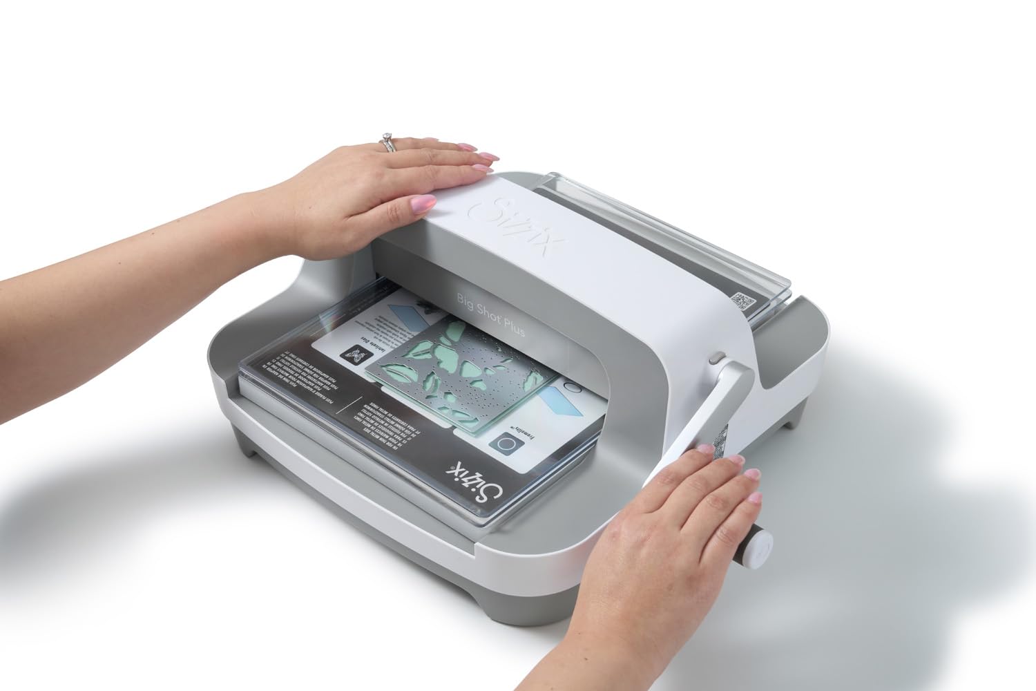 Sizzix Big Shot Plus Maschine mit Starterkit, manueller Stanz- und Prägemaschine