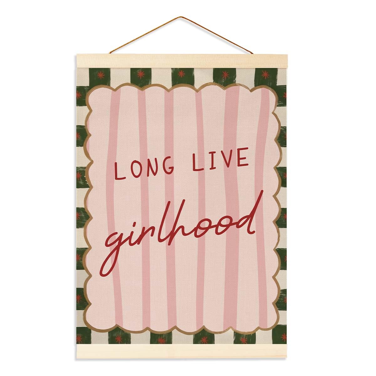 Fisahat Long Live Girlhood Banner - kids room decor | Mubboo